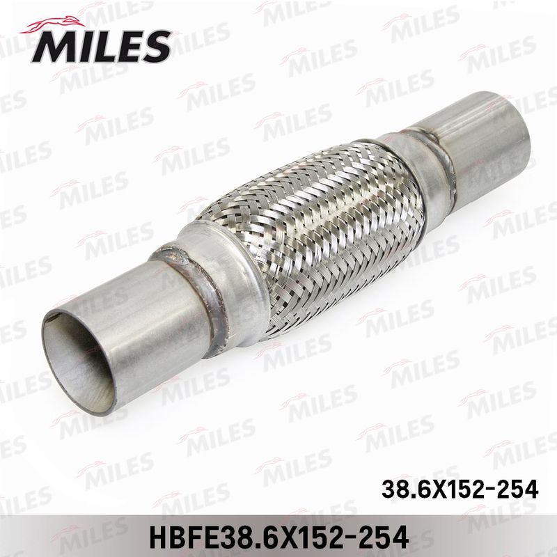 Гофрированная труба, выхлопная система MILES HBFE386X152254