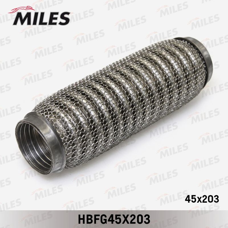 Гофрированная труба, выхлопная система MILES HBFG45X203