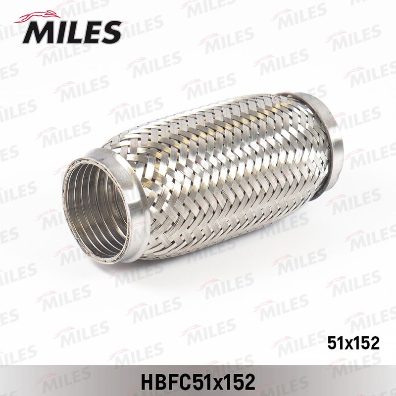Гофрированная труба, выхлопная система MILES HBFG51X152