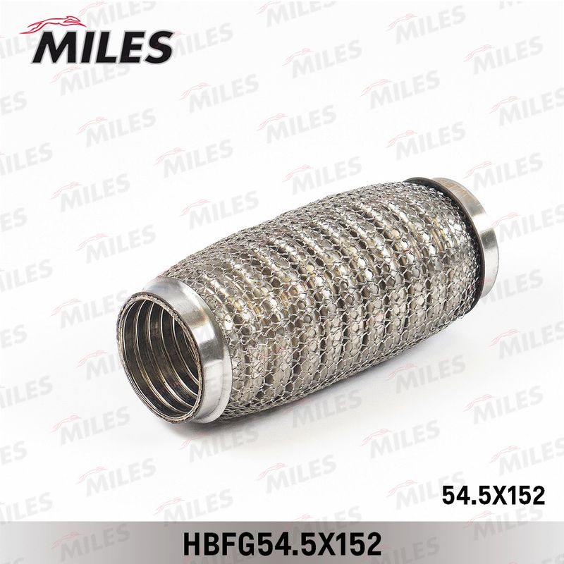 Гофрированная труба, выхлопная система MILES HBFG545X152
