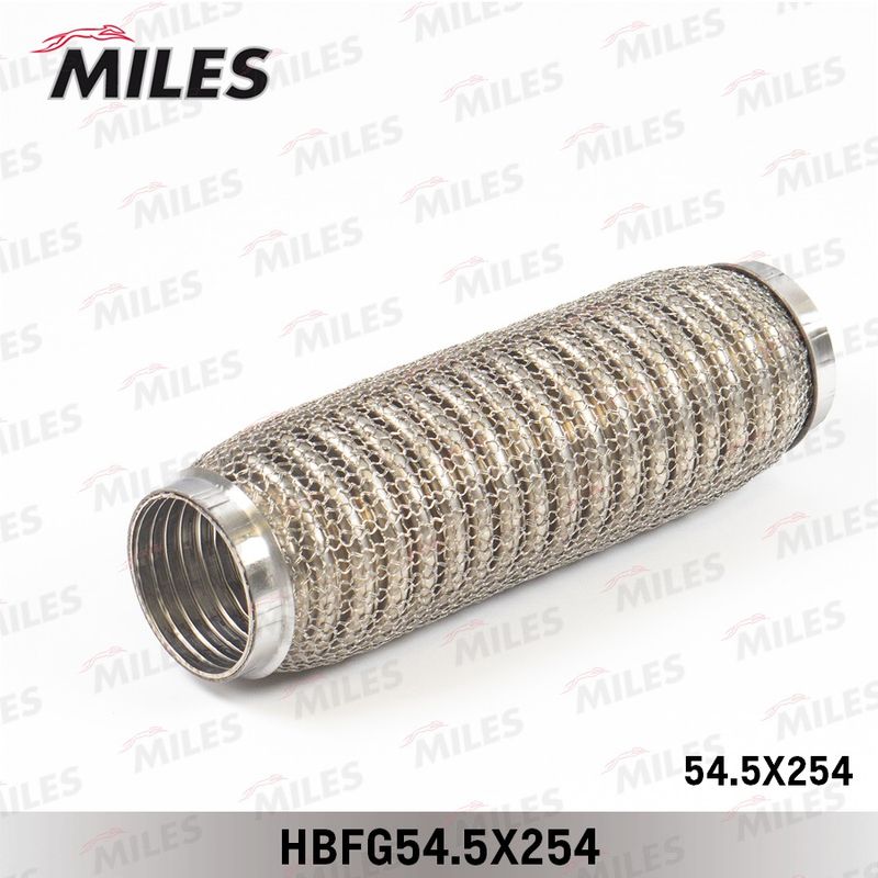 Гофрированная труба, выхлопная система MILES HBFG545X254