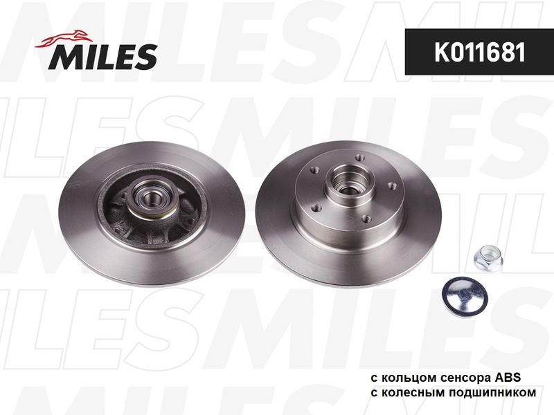 Тормозной диск MILES K011681