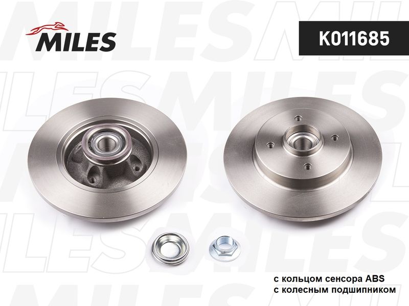 Тормозной диск MILES K011685