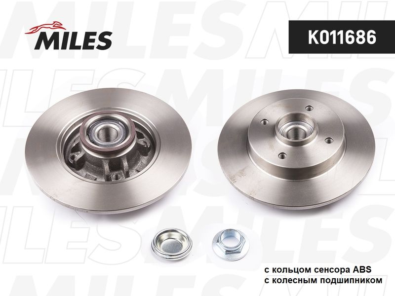 Тормозной диск MILES K011686
