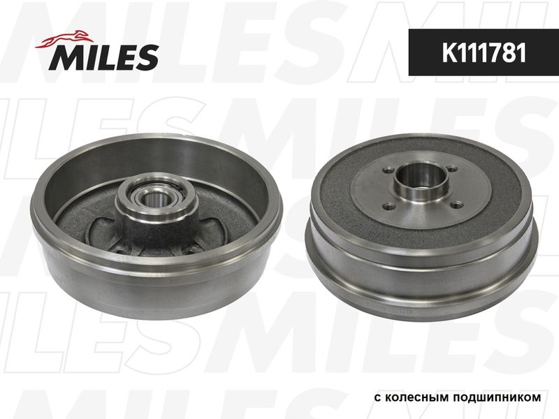 Тормозной барабан MILES K111781