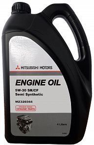 MITSUBISHI Genuine Oil Semi-Synthetic 5W-30 4 л. MITSUBISHI MZ320364