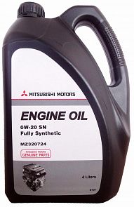 MITSUBISHI Genuine Oil 0W-20 SN GF-5 4 л. MITSUBISHI MZ320724