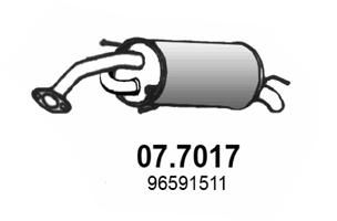 Глушитель выхлопных газов конечный ASSO 077017