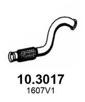 Труба выхлопного газа ASSO 103017
