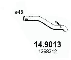 Труба выхлопного газа ASSO 149013
