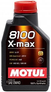 MOTUL 8100 X-max 0W-40 1 л. MOTUL 104531
