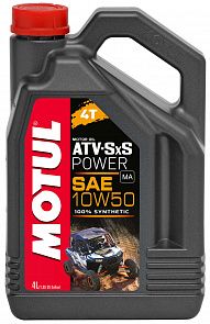 MOTUL ATV SXS Power 4T 10W-50 4 л. MOTUL 105901