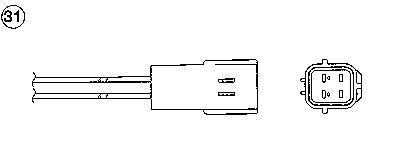 Лямбда-зонд NGK 95893