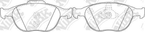 Колодки Торм. Пер.
 NIBK PN0337