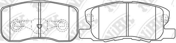 Колодки передн.\ Mitsubishi Colt Z2 02>
 NIBK PN3500