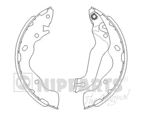 Комплект тормозных колодок NIPPARTS J3500525