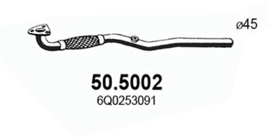 Труба выхлопного газа ASSO 505002