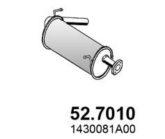 Глушитель выхлопных газов конечный ASSO 527010