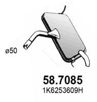 Глушитель выхлопных газов конечный ASSO 587085