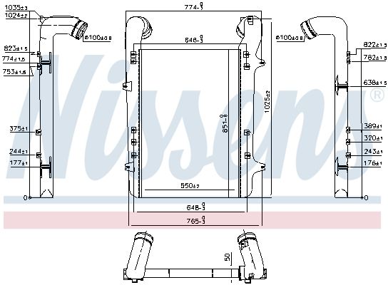 Интеркулер NISSENS 96975
