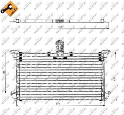 Конденсатор, кондиционер NRF 35061