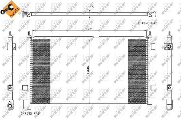 Конденсатор, кондиционер NRF 35591