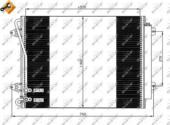 Конденсатор, кондиционер NRF 35613