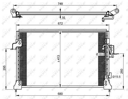 Конденсатор, кондиционер NRF 35754