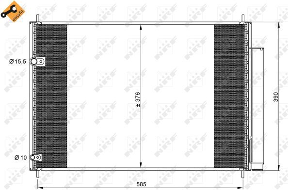 Конденсатор, кондиционер NRF 35839