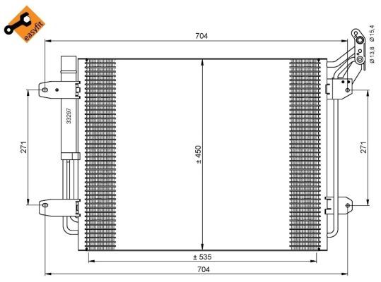 Конденсатор, кондиционер NRF 35848
