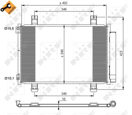 Конденсатор, кондиционер NRF 35854