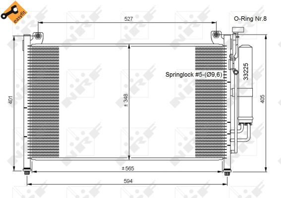 Конденсатор, кондиционер NRF 35870