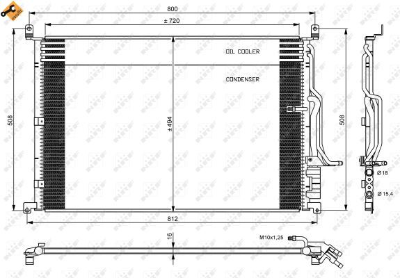Конденсатор, кондиционер NRF 35923