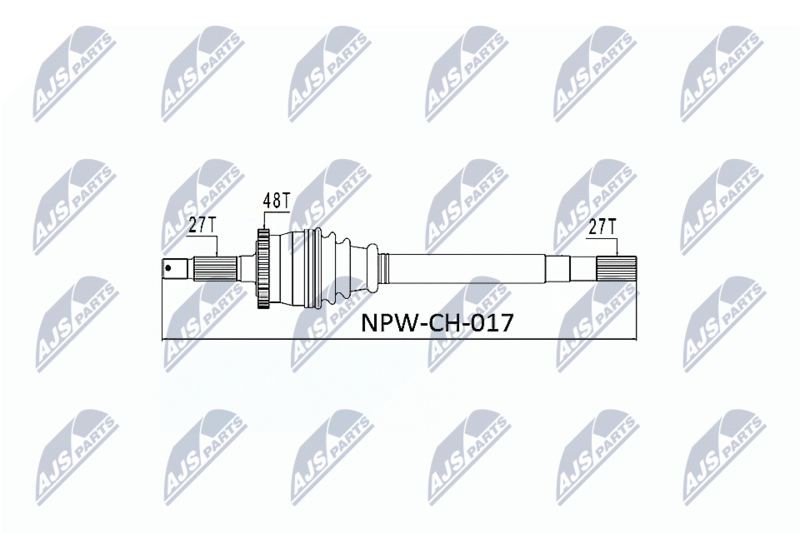 Приводной вал NTY NPWCH017