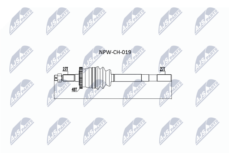 Приводной вал NTY NPWCH019
