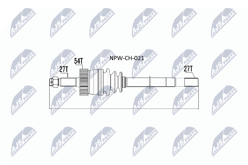 Приводной вал NTY NPWCH021