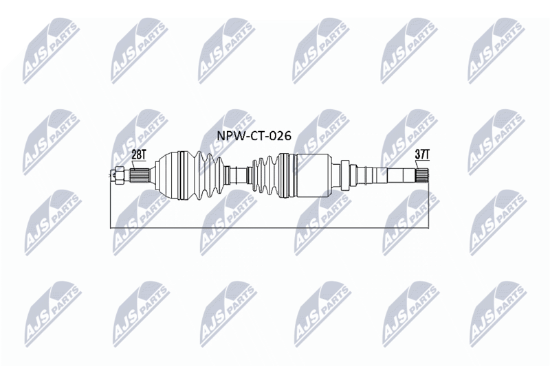 Приводной вал NTY NPWCT026