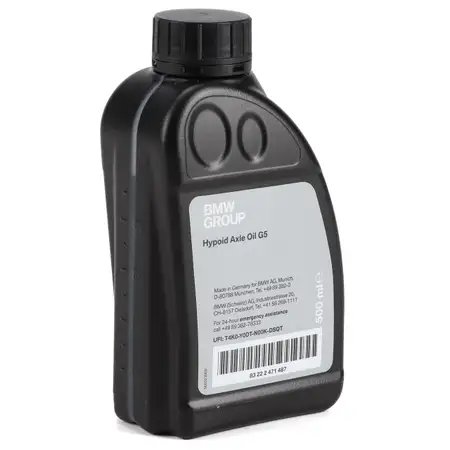 Масло переднего/заднего резуктора 0.5 L
 BMW 83222471487