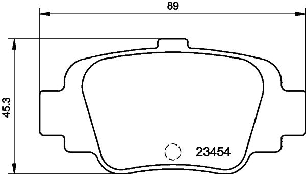 Комплект тормозных колодок, дисковый тормоз PAGID 8DB355011551