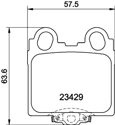 Комплект тормозных колодок, дисковый тормоз PAGID 8DB355011591