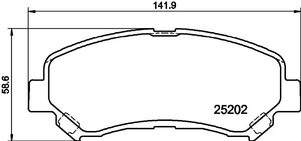 Комплект тормозных колодок, дисковый тормоз PAGID 8DB355015911