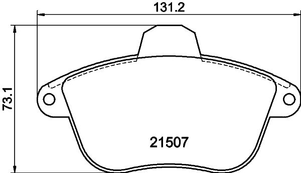 Комплект тормозных колодок, дисковый тормоз PAGID 8DB355019071