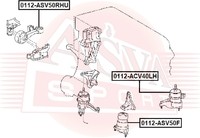 Запчасть ASVA 0112ASV50RHU