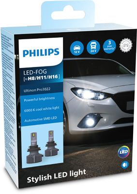 Лампа накаливания, противотуманная фара PHILIPS 11366U3022X2