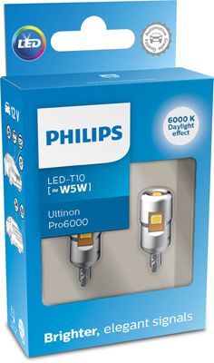 Лампа накаливания, фонарь освещения номерного знака PHILIPS 11961CU60X2