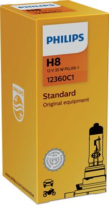 Лампа накаливания, фара дальнего света PHILIPS 12360C1