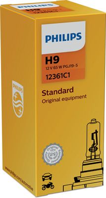 Лампа накаливания, фара дальнего света PHILIPS 12361C1