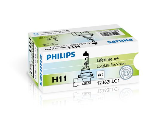 Лампа накаливания, фара дальнего света PHILIPS 12362LLECOC1