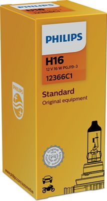 Лампа накаливания, противотуманная фара PHILIPS 12366C1