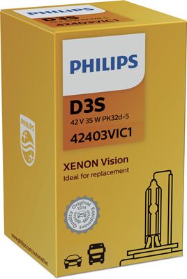 Лампа накаливания, фара дальнего света PHILIPS 42403VIC1